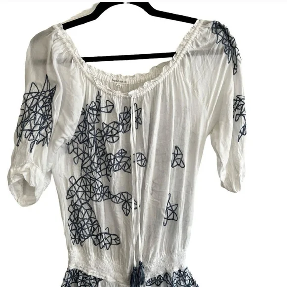 Poupette St Barth Embroidered Romper - Picture 2 of 9